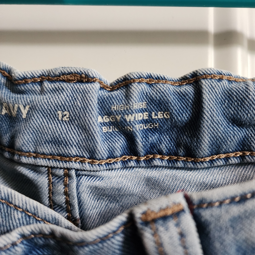 Old Navy High Rise Baggy Wide Leg Jeans